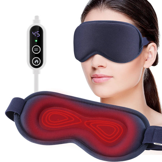Heated Steam Eye Mask – Reusable Warm Compress for Dry