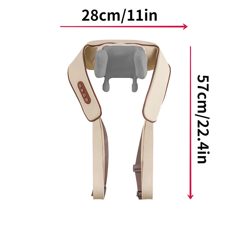 Wireless Neck & Shoulder Massager with Heat