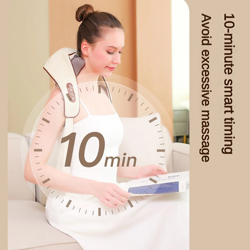Wireless Neck & Shoulder Massager with Heat