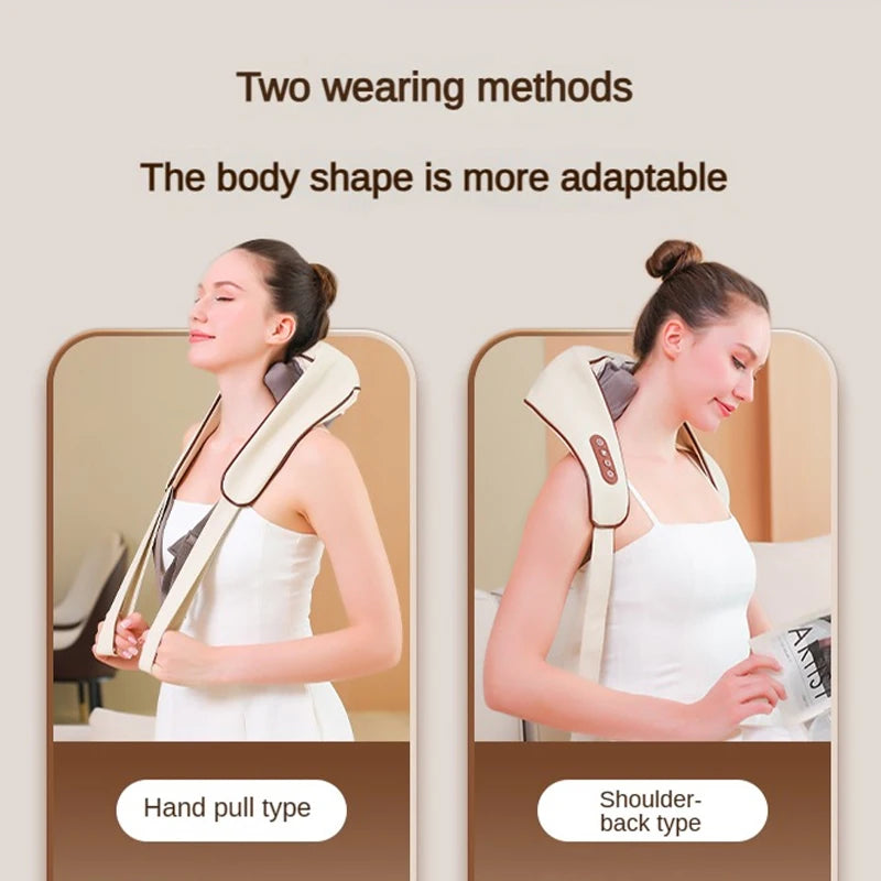 Wireless Neck & Shoulder Massager with Heat