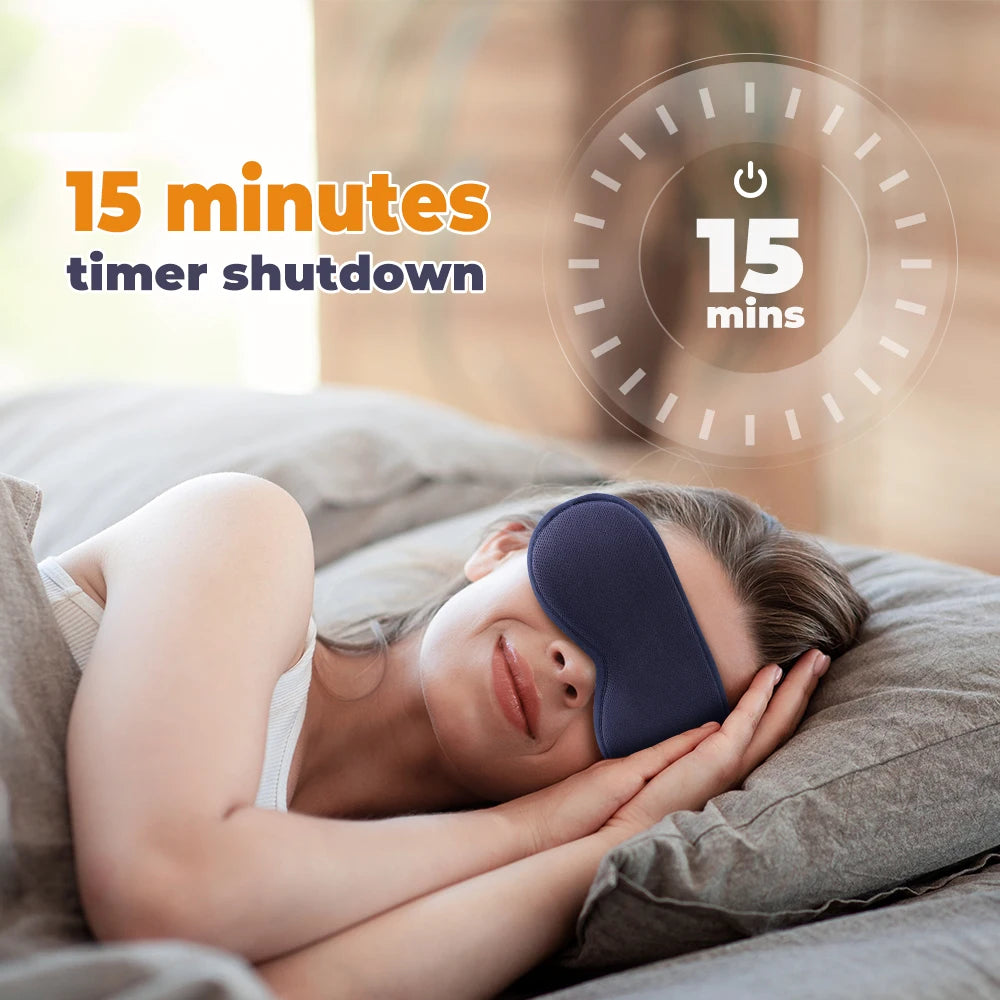 Heated Steam Eye Mask – Reusable Warm Compress for Dry