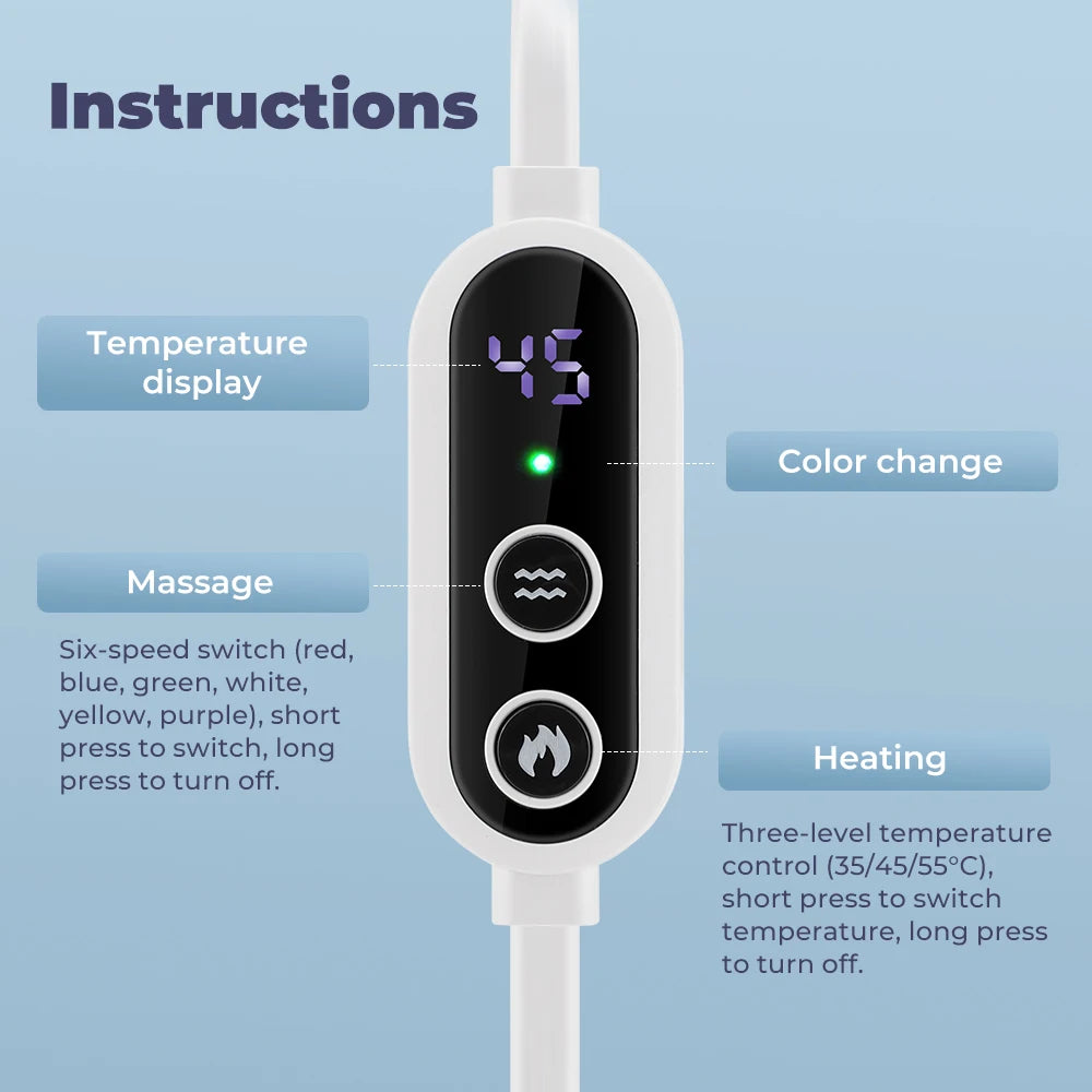 Heated Steam Eye Mask – Reusable Warm Compress for Dry