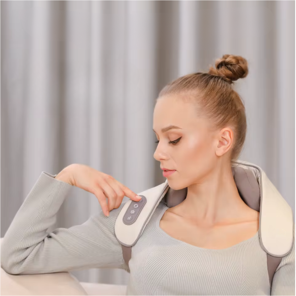Wireless Neck & Shoulder Massager with Heat